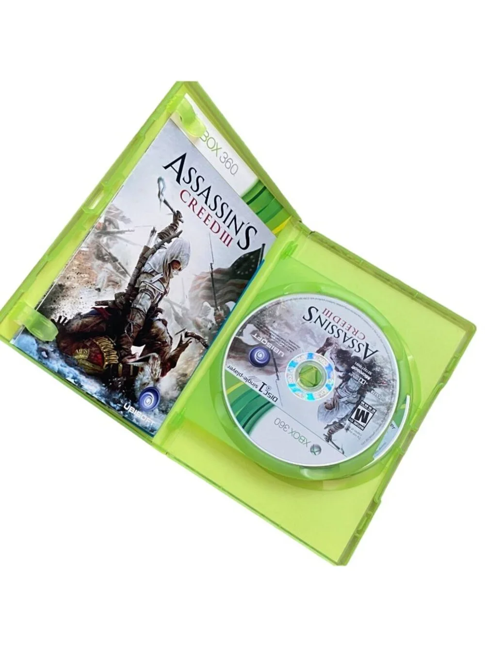 XBOX 360 Assassin's Creed III Video Game-Rated M-GUC